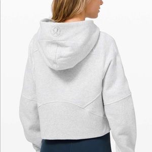SCUBA OVERSIZED HALF ZIP XS/S light grey